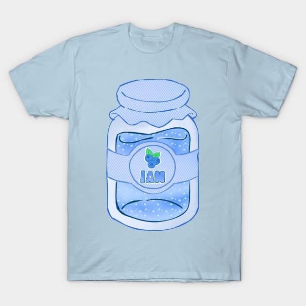 Kawaii Blueberry Jam T-Shirt by Funtimeisparty